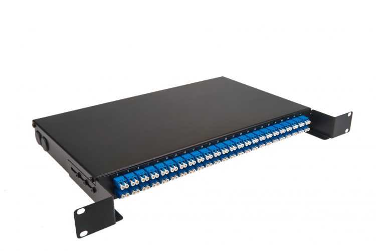 1U 96 Way high density LC Fibre Management Tray